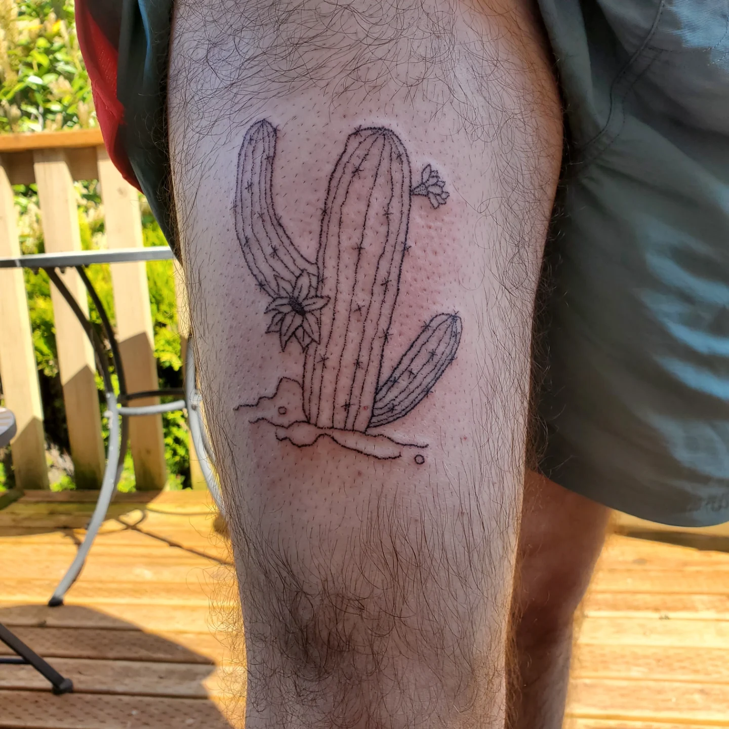 Tattoo by @sticky.geranium.tattoos — dotwork