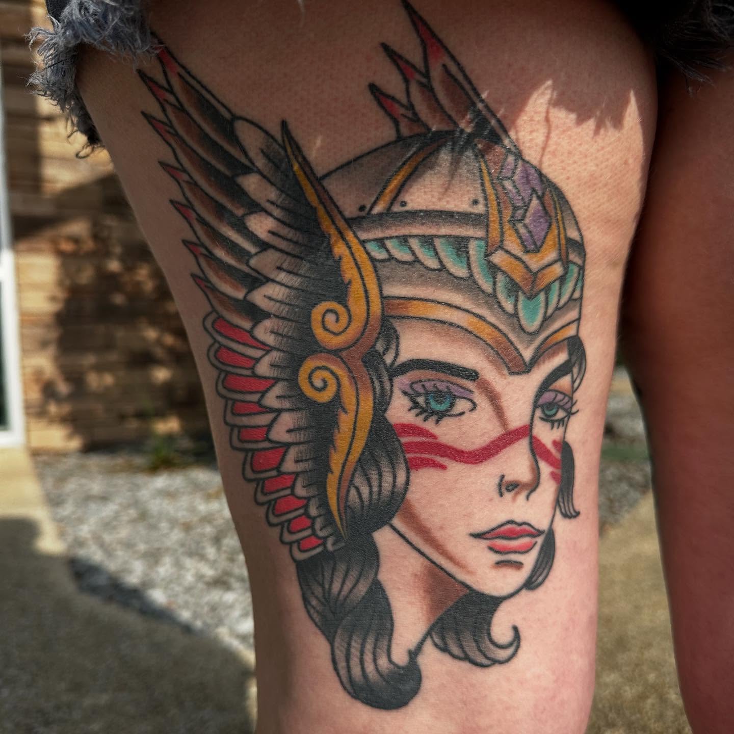 Tattoo by @eaglescreeech — american_traditional, realism
