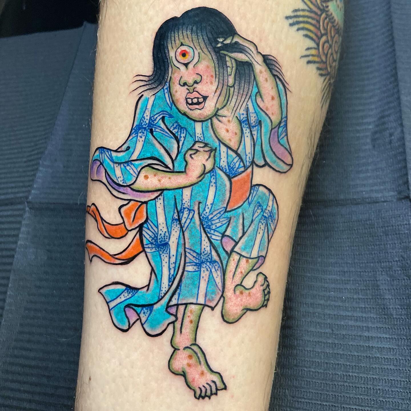 Tattoo by @lexrazor — dotwork, illustrative
