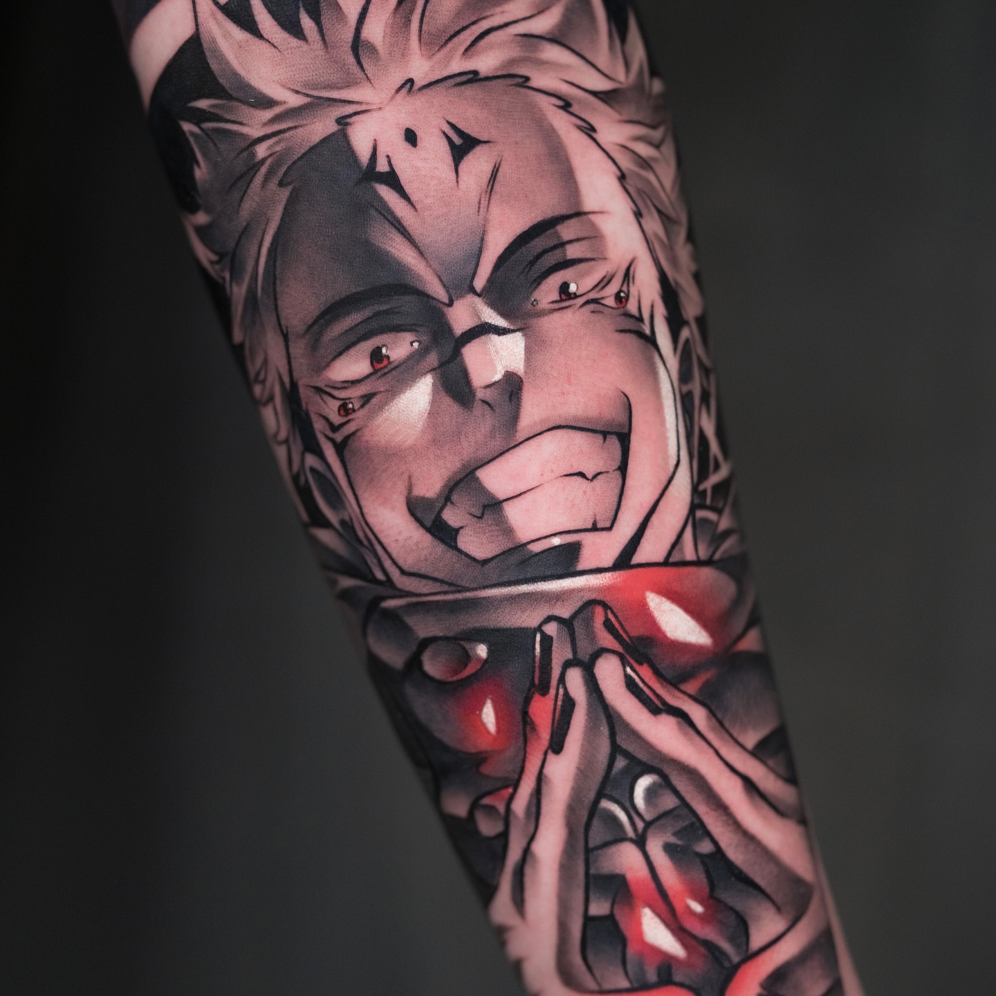Tattoo by @hideaki.ink — anime