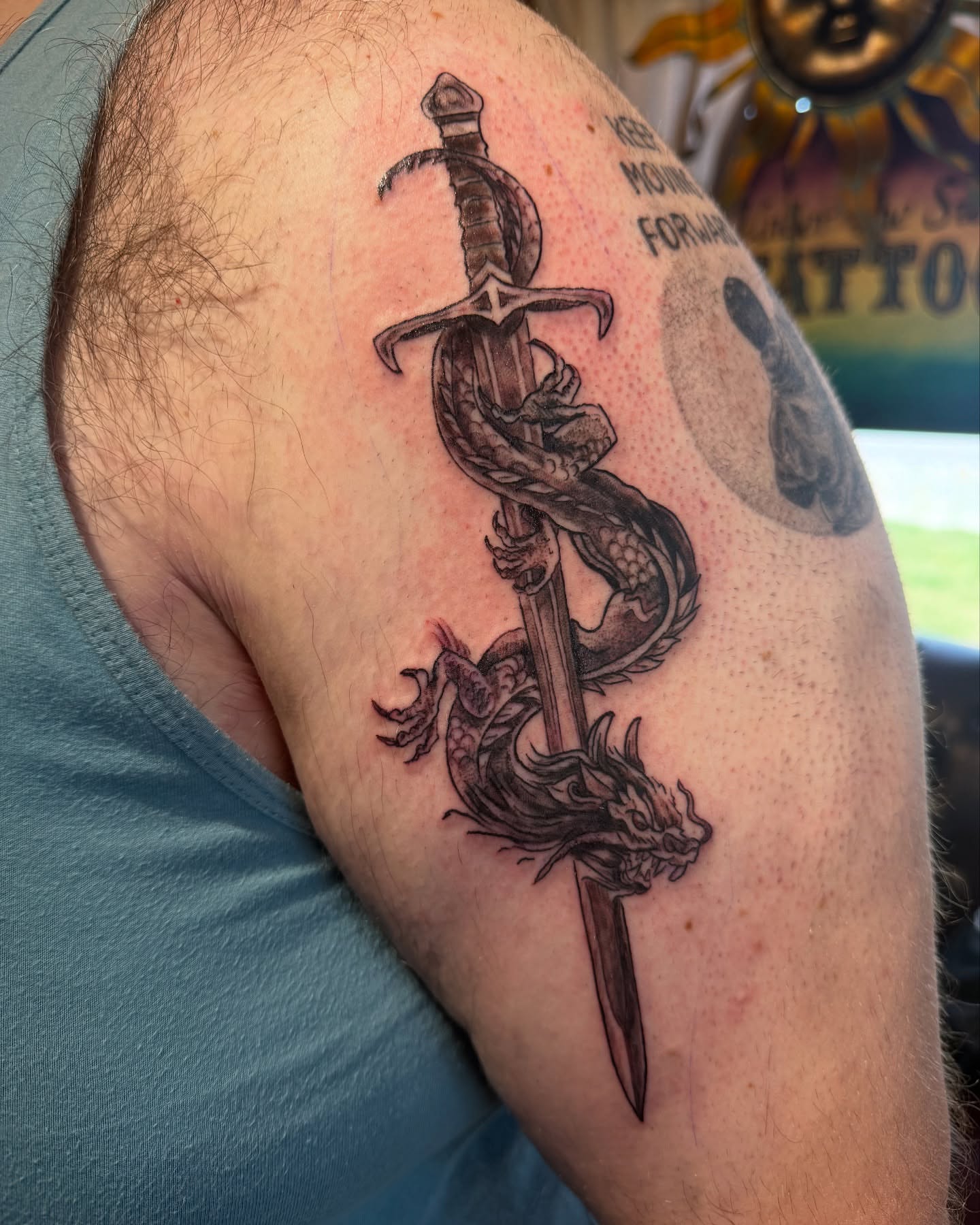 Tattoo by @kendraedgellart — black_and_grey