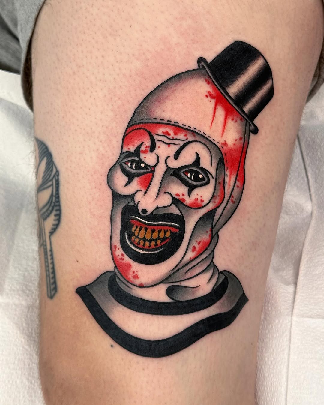 Tattoo by @corycraft — american_traditional, dark_realism