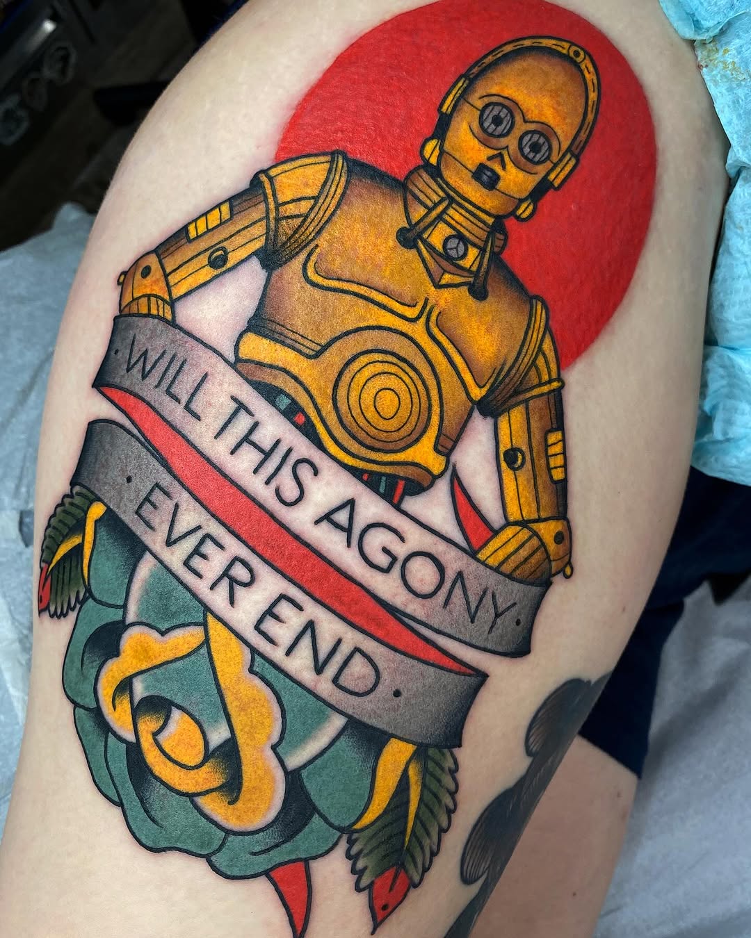 Tattoo by @corycraft — american_traditional, lettering_script
