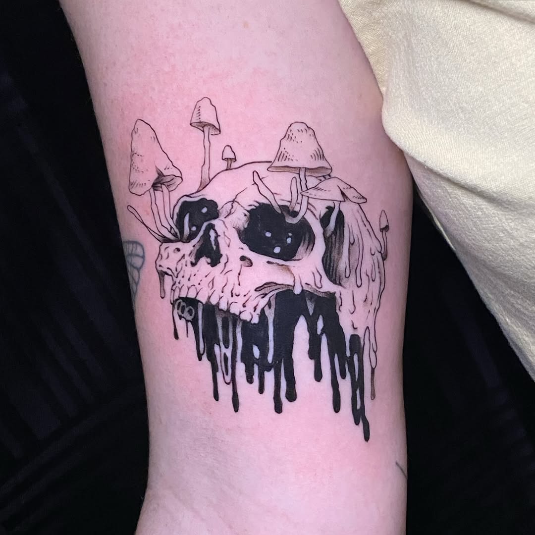 Tattoo by @tattoosbycameronj — black_and_grey, illustrative