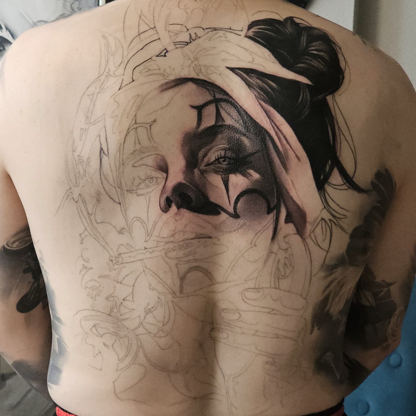 Tattoo by @tattoosmadebysomeone — realism, dark_realism