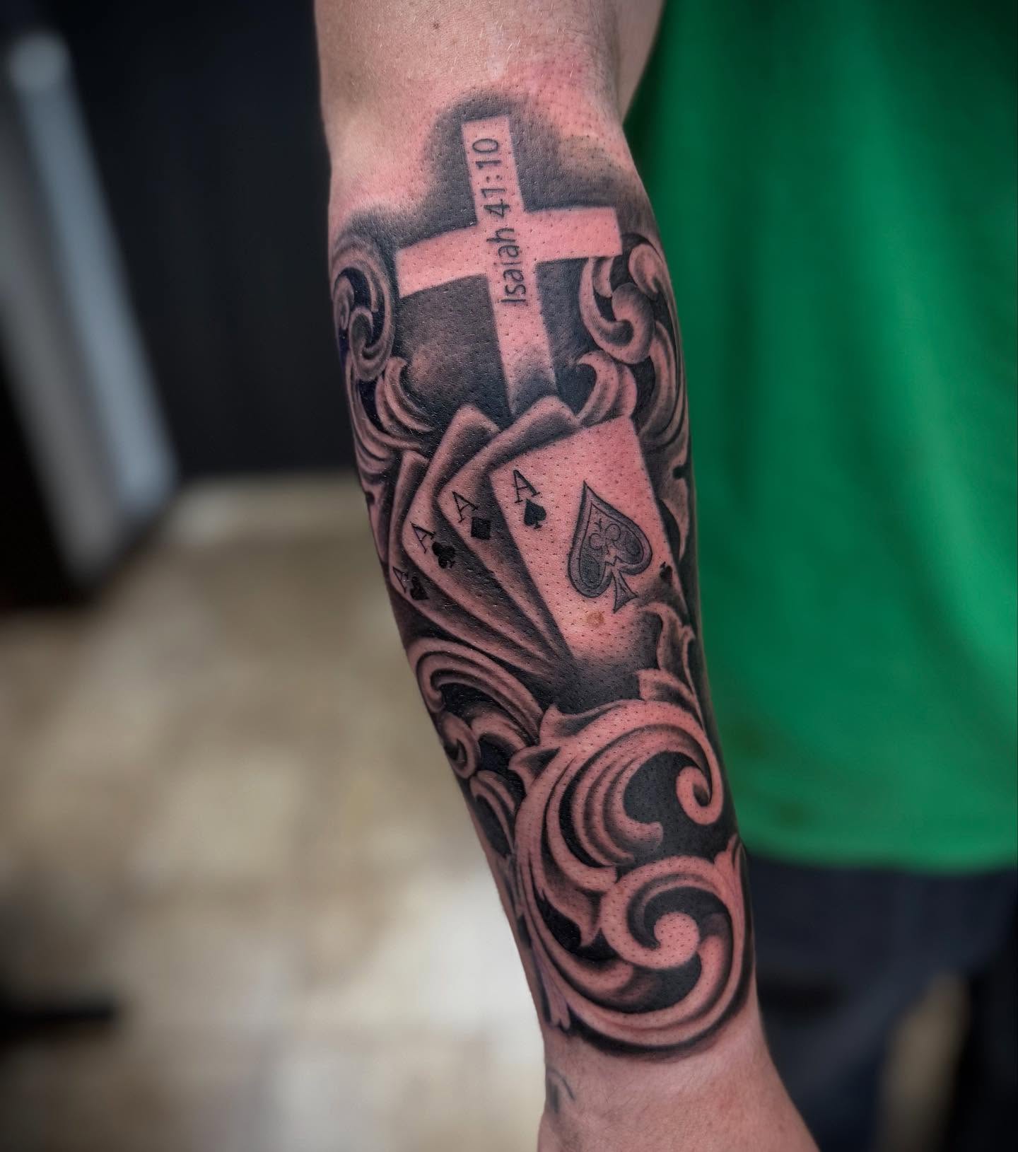 Tattoo by @inkbychuy — black_and_grey