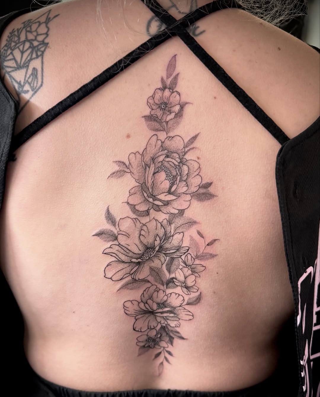 Tattoo by @tinyghosttattoo — fine_line, black_and_grey
