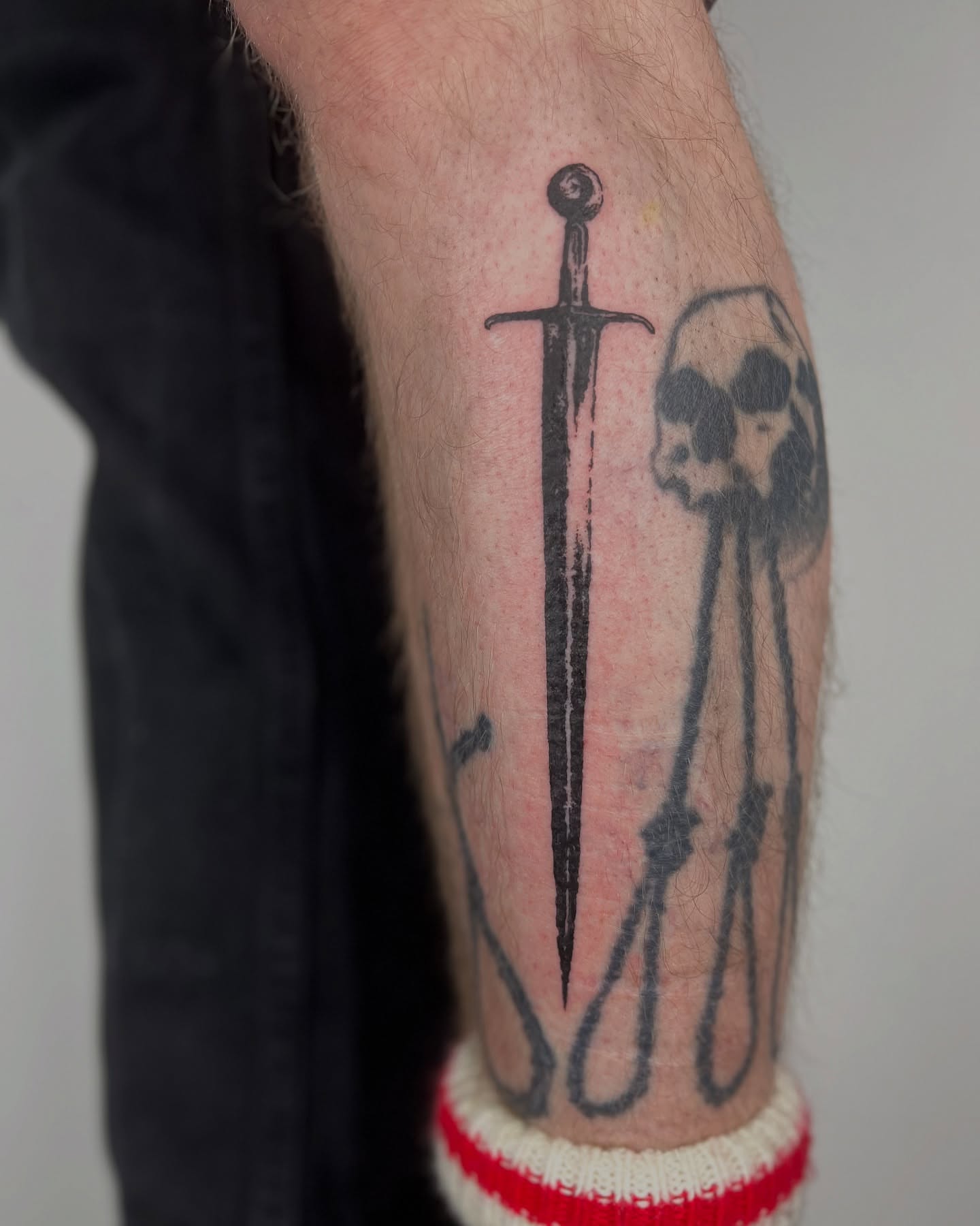 Tattoo by @pls_tnx — black_and_grey