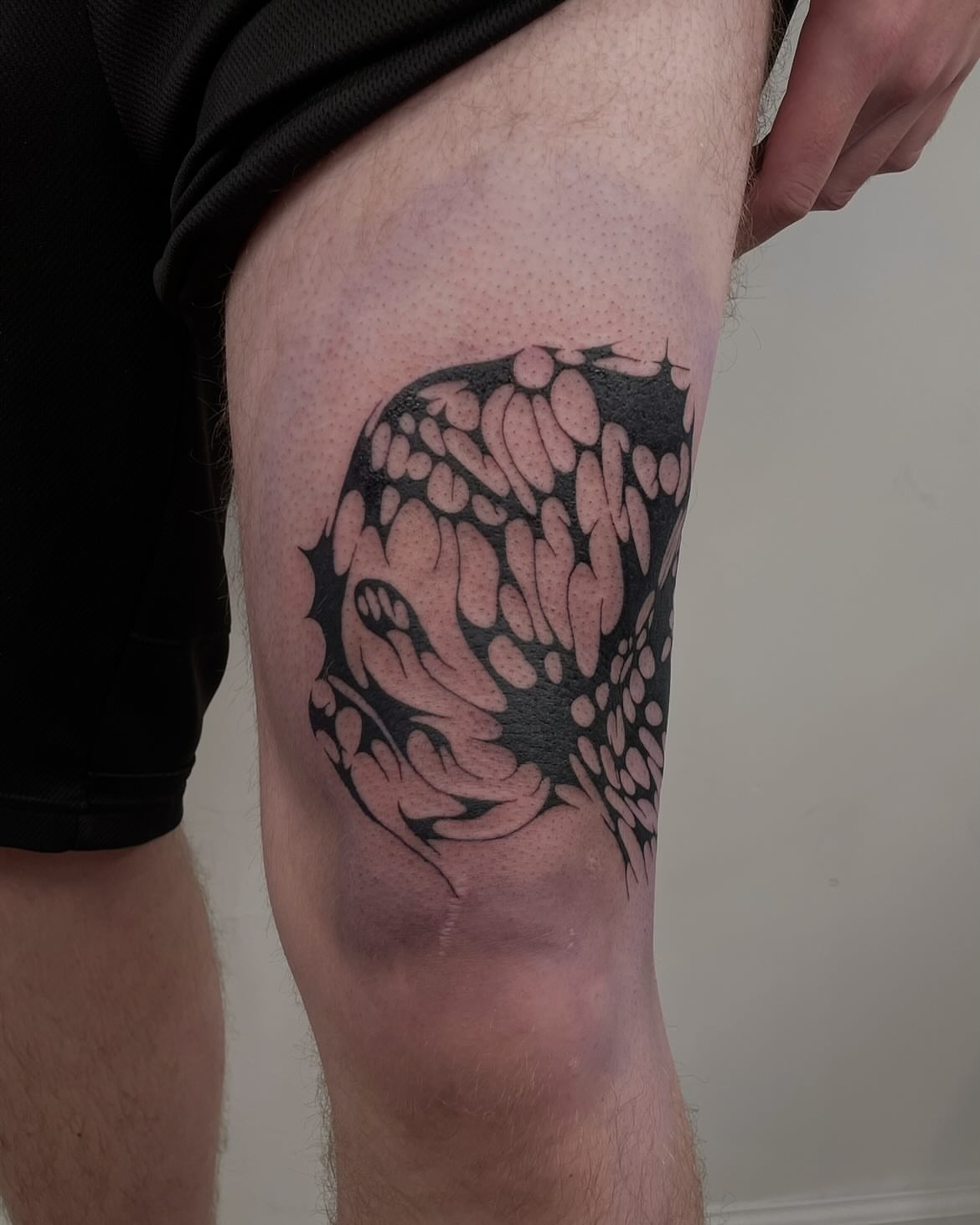 Tattoo by @gloomtimes — dotwork
