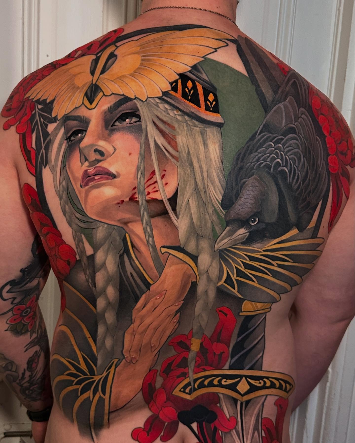 Tattoo by @grizzleyclaire — american_traditional, realism