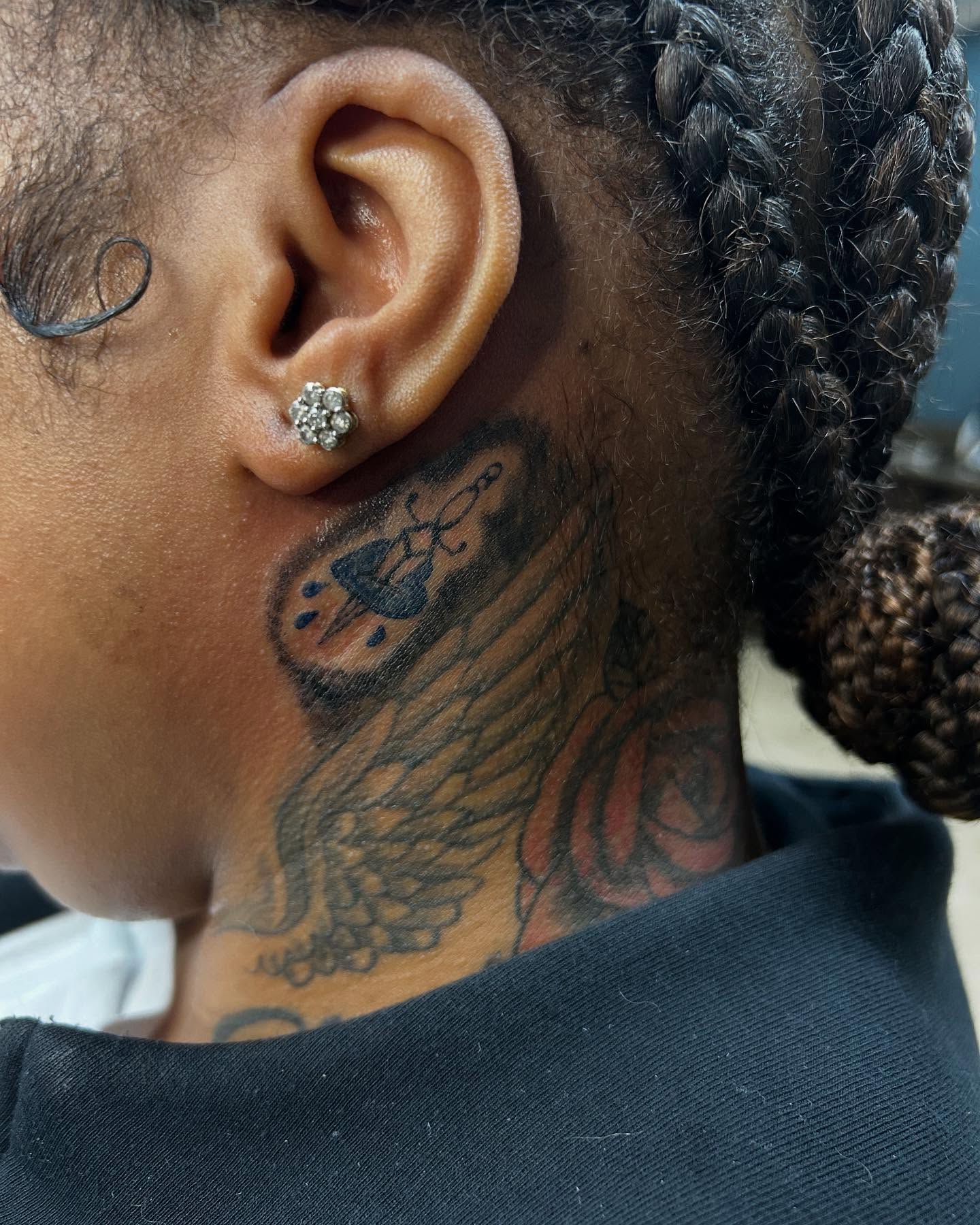 Tattoo by @ms.prettyink — american_traditional, dotwork