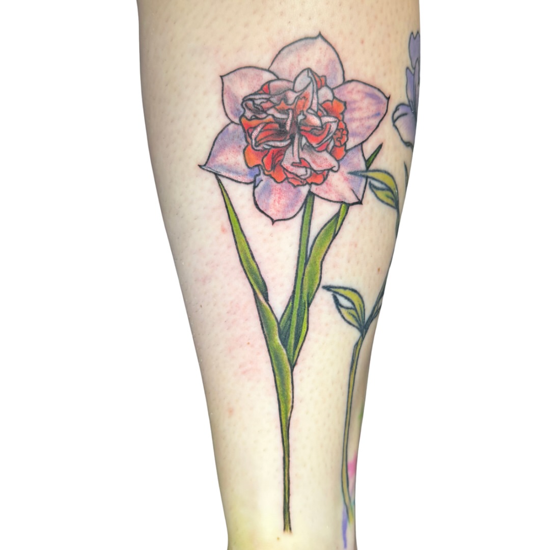 Tattoo by @anastrangebird — watercolor
