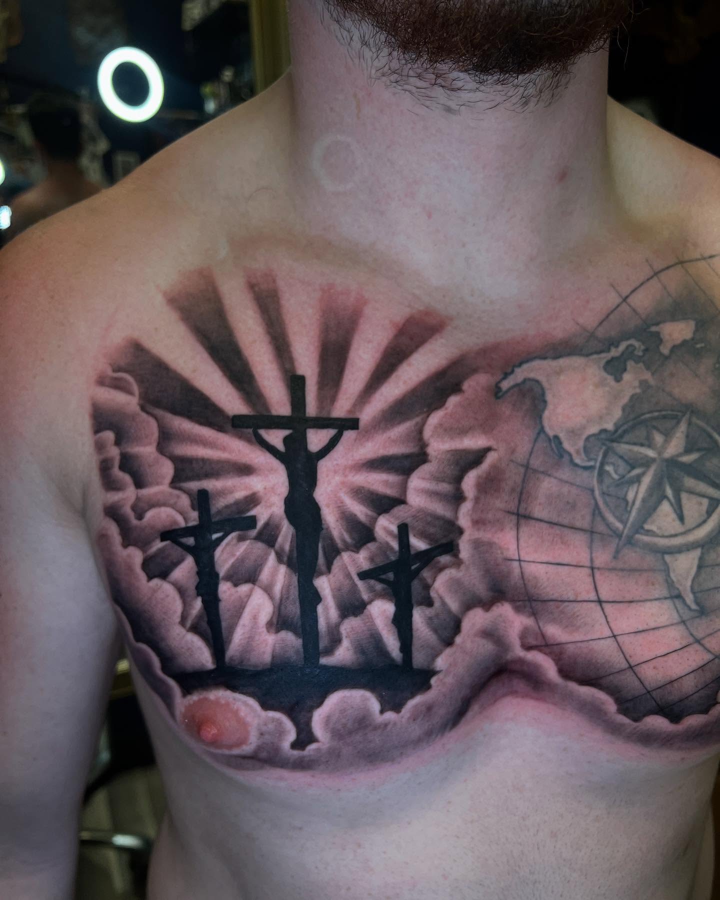 Tattoo by @mctatty — black_and_grey, realism