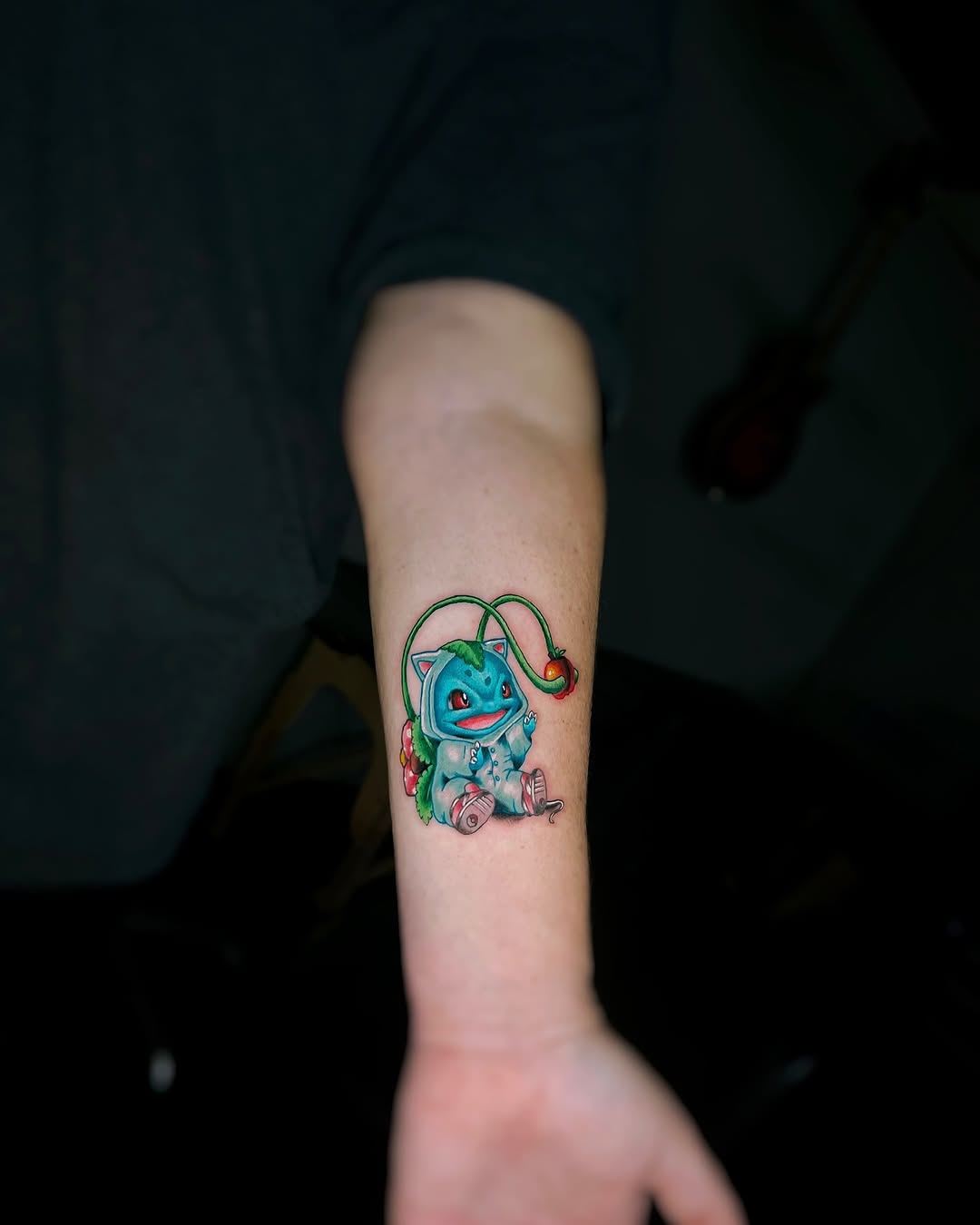 Tattoo by @snakesanddaggers — anime, realism