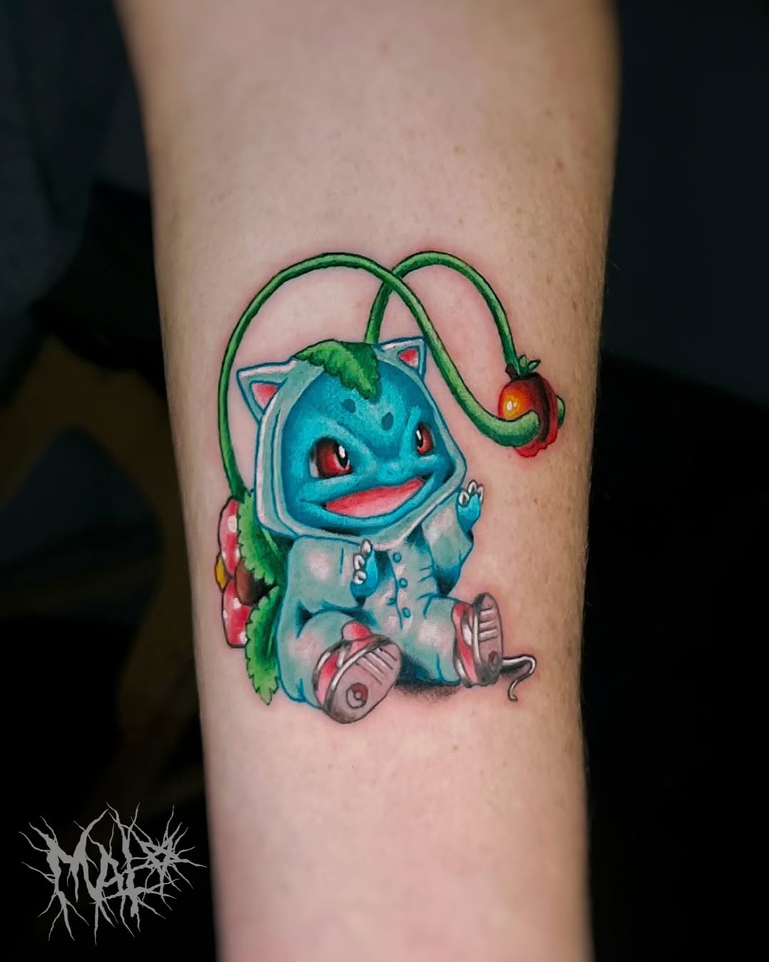 Tattoo by @snakesanddaggers — anime, realism