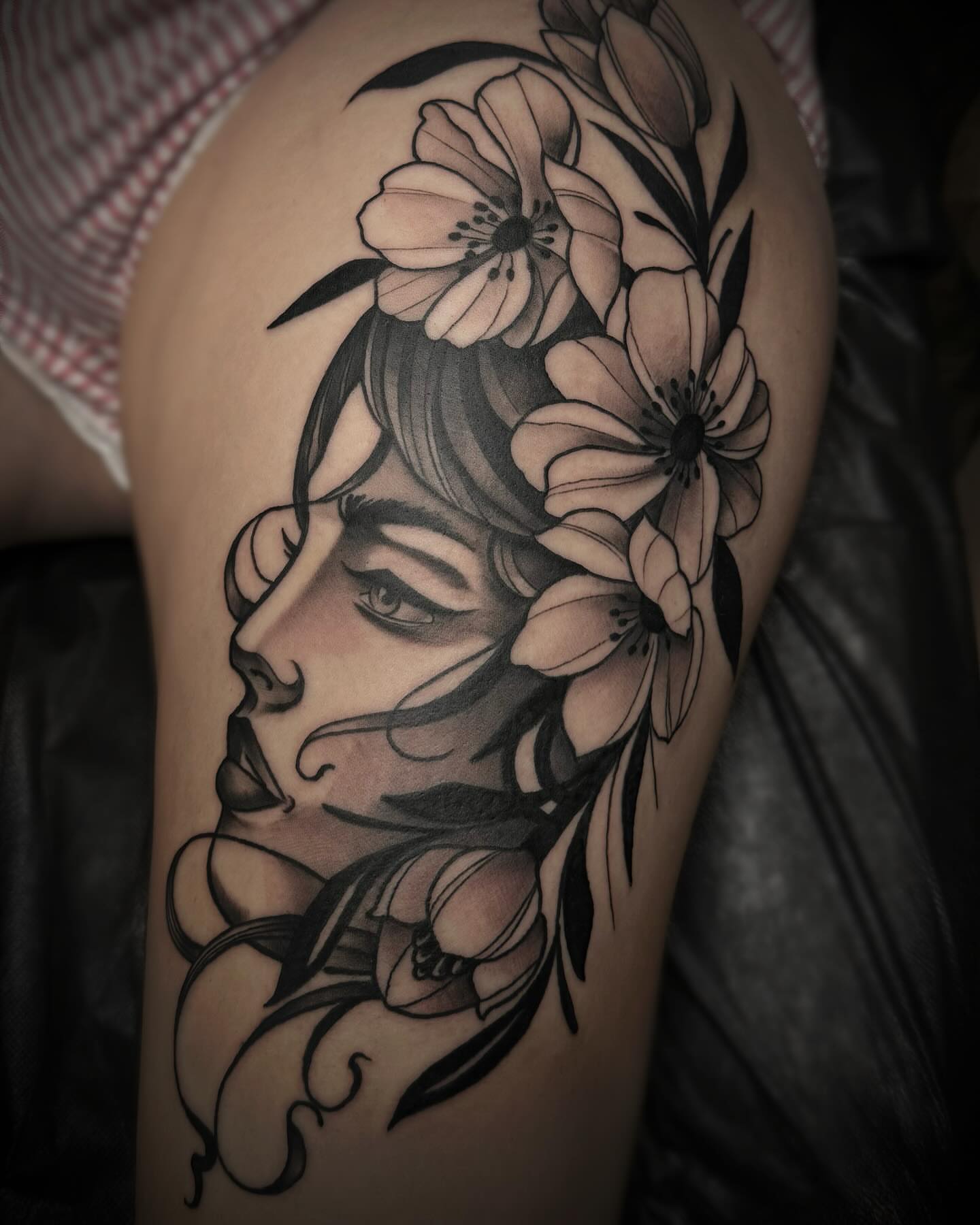 Tattoo by @jared_blue — black_and_grey, realism