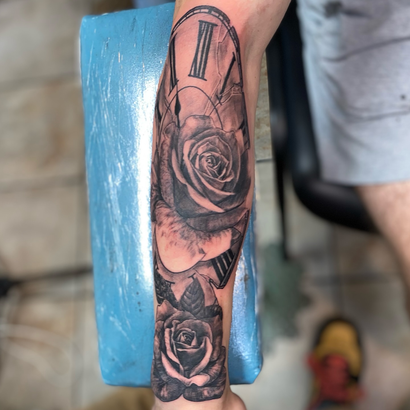 Tattoo by @kryzjewell — black_and_grey, realism