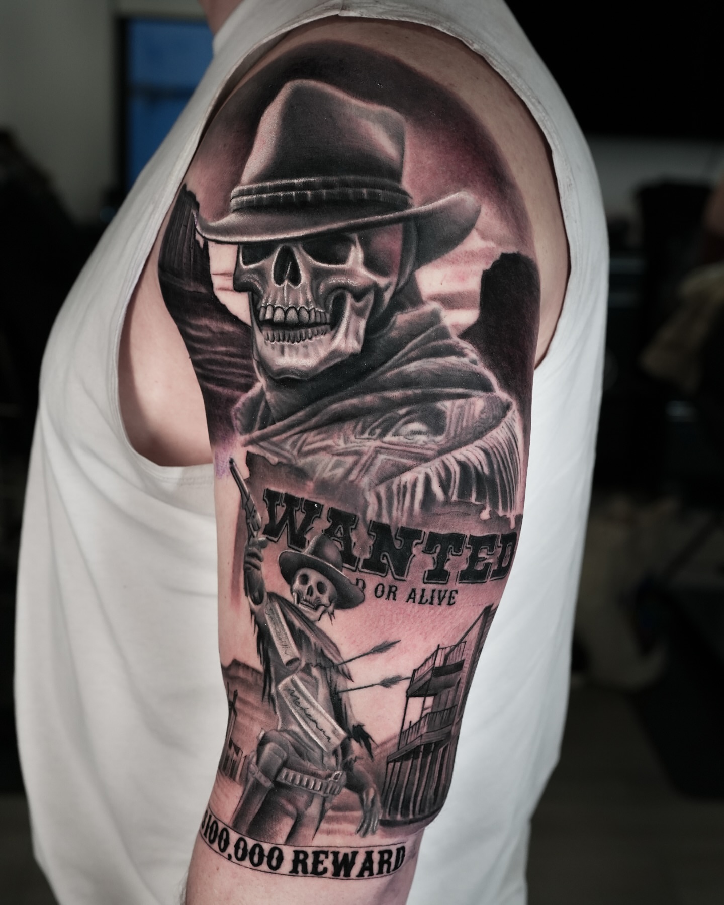 Tattoo by @ember.cesar — black_and_grey, realism