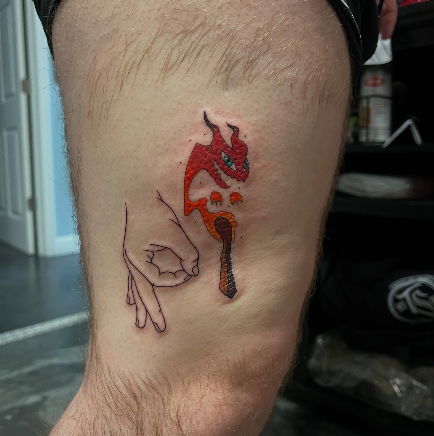 Tattoo by @elexus_tattoos — dotwork