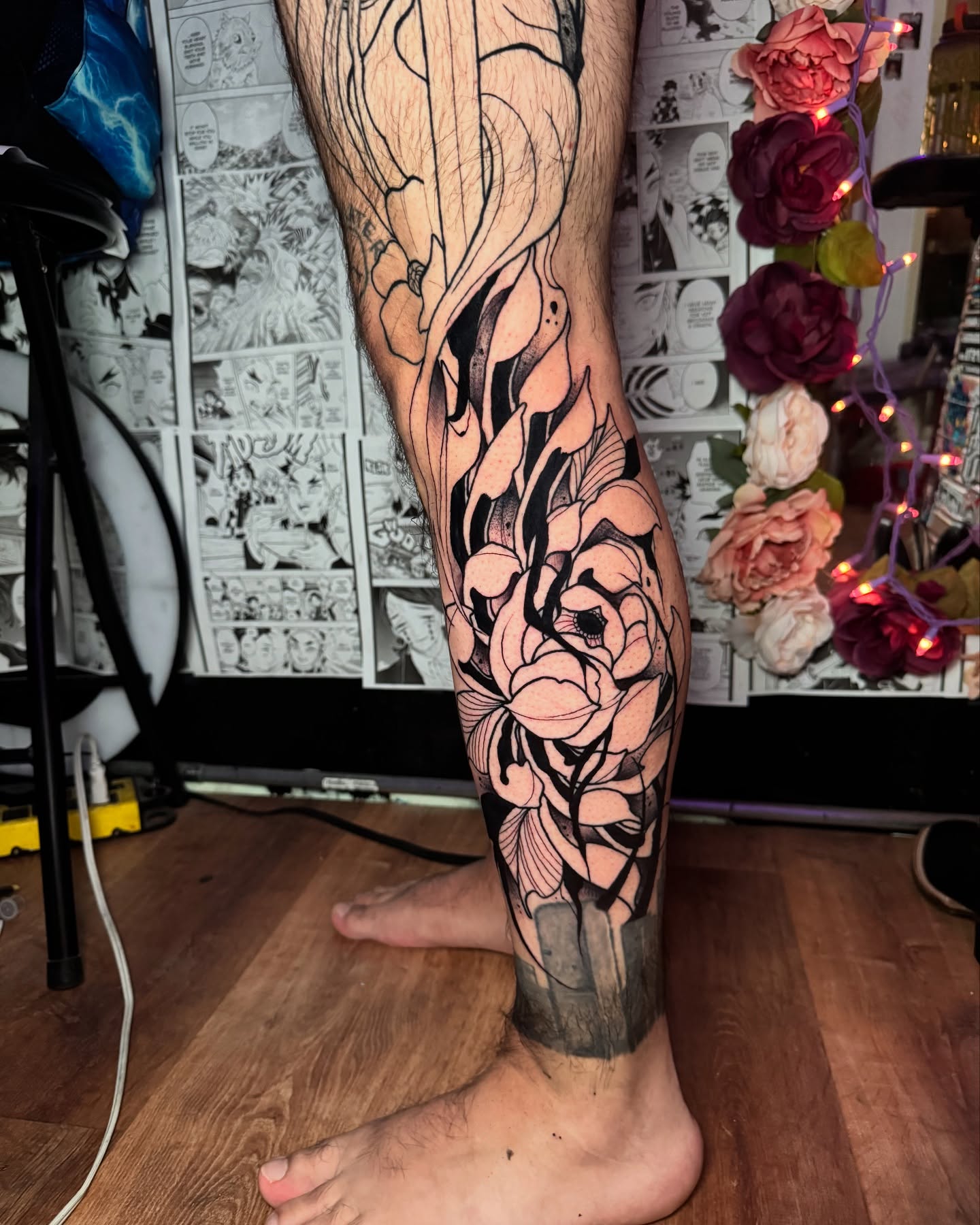 Tattoo by @shortyadtrtattoos β black_and_grey