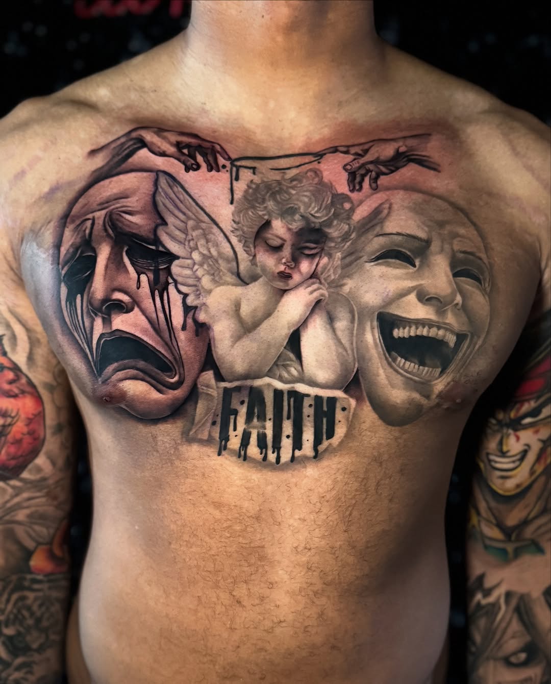 Tattoo by @alv13ink โ realism, black_and_grey