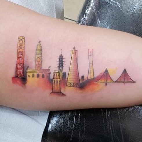 Tattoo by @oriotat2 — watercolor