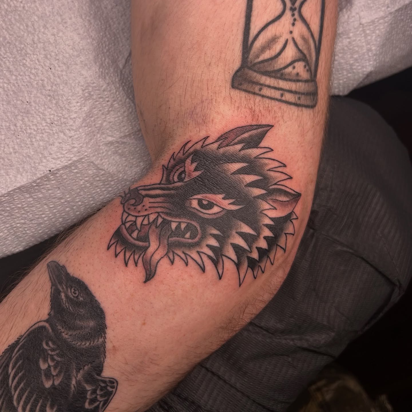 Tattoo by @rubyparkertattoos — black_and_grey