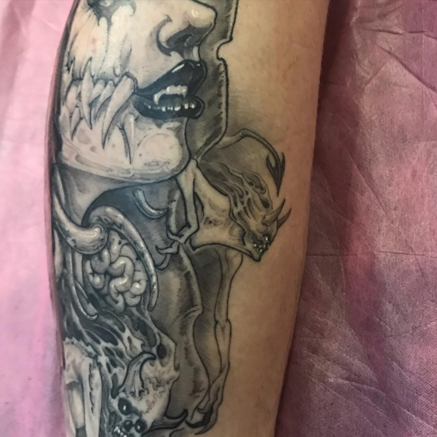 Tattoo by @rickrayne — dark_realism