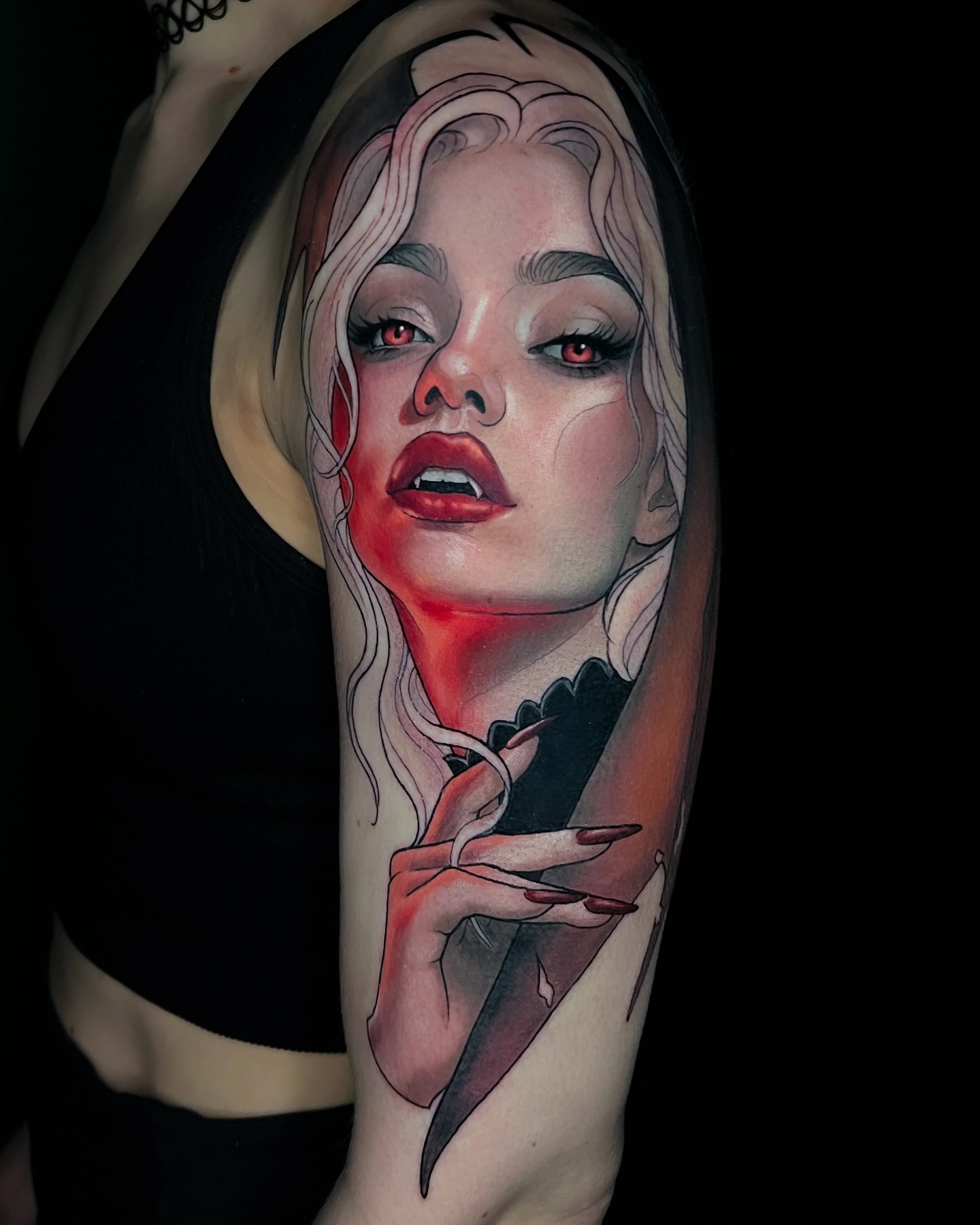 Tattoo by @meeksart — realism, dark_realism