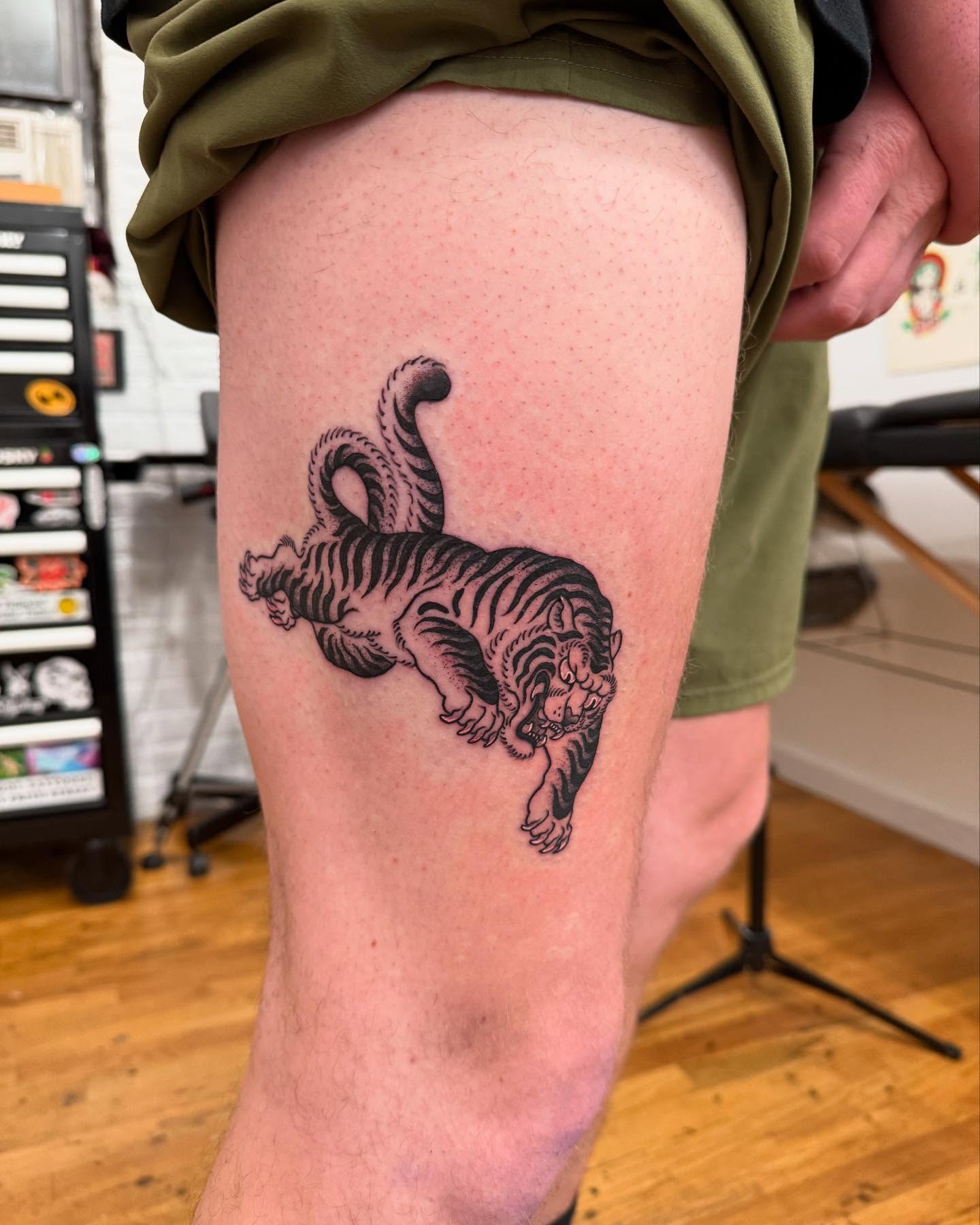 Tattoo by @_artattoos — black_and_grey