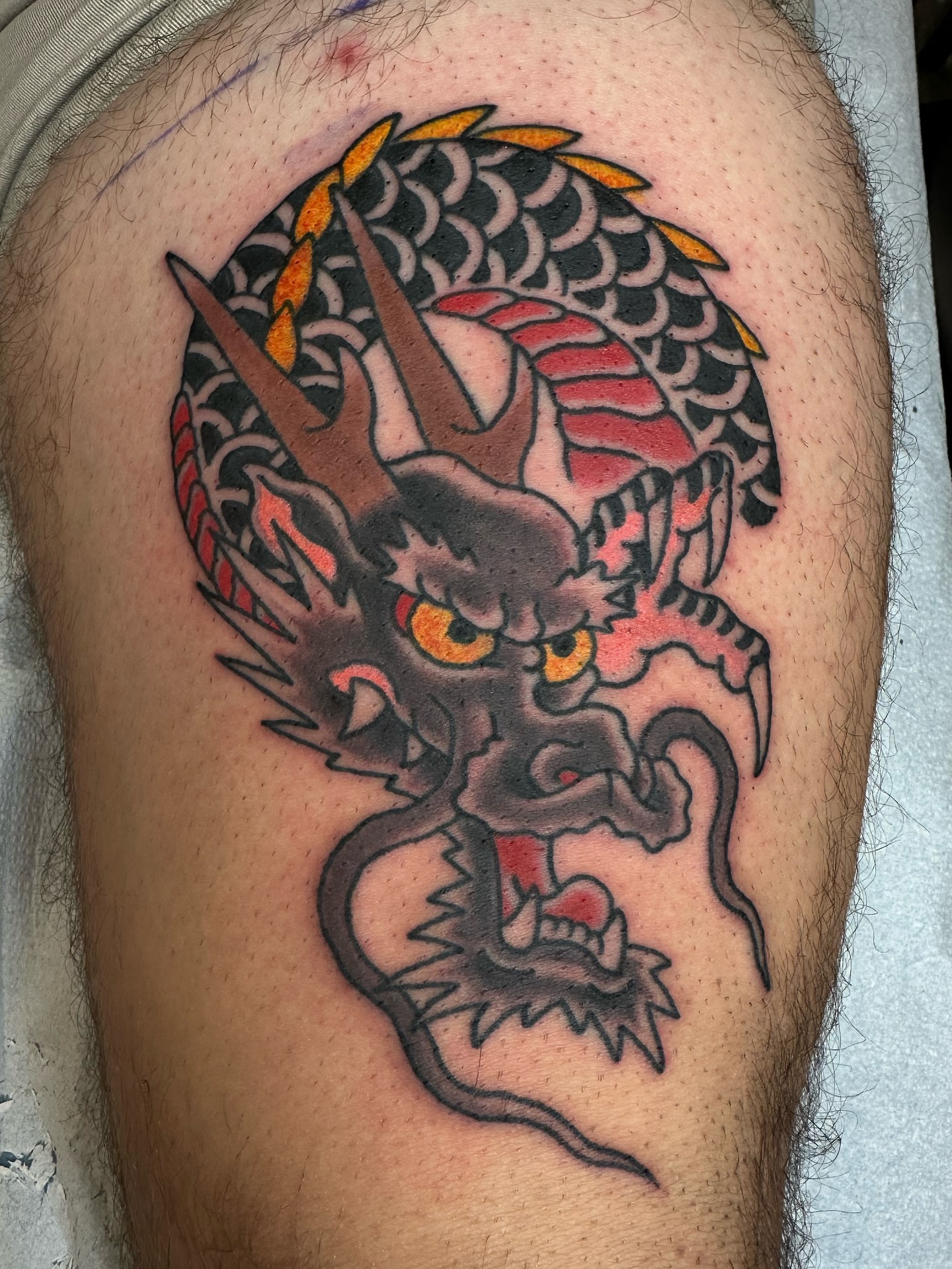 Tattoo by @danielskilltattoo — japanese_irezumi