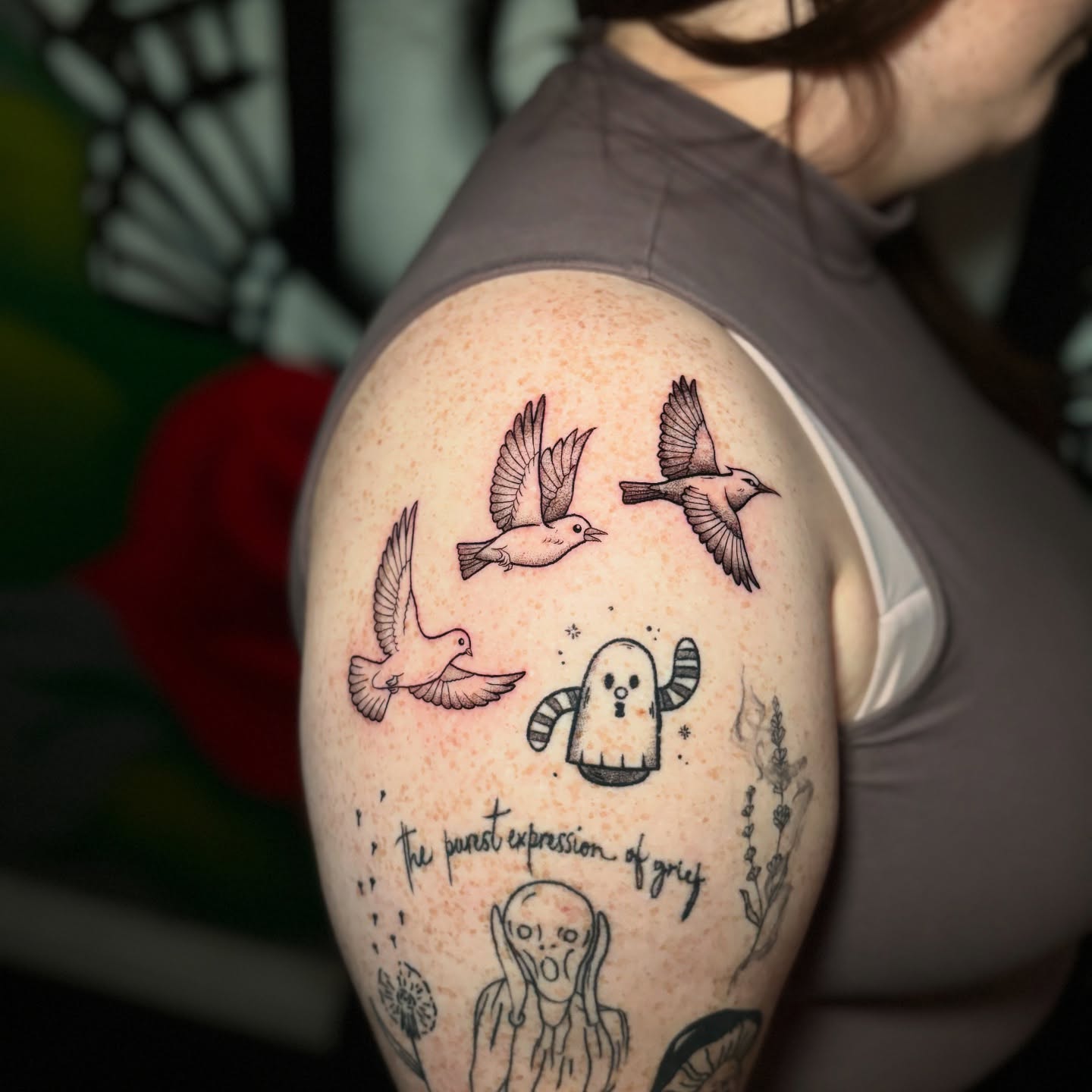Tattoo by @5am.x.tattoos β dotwork, realism