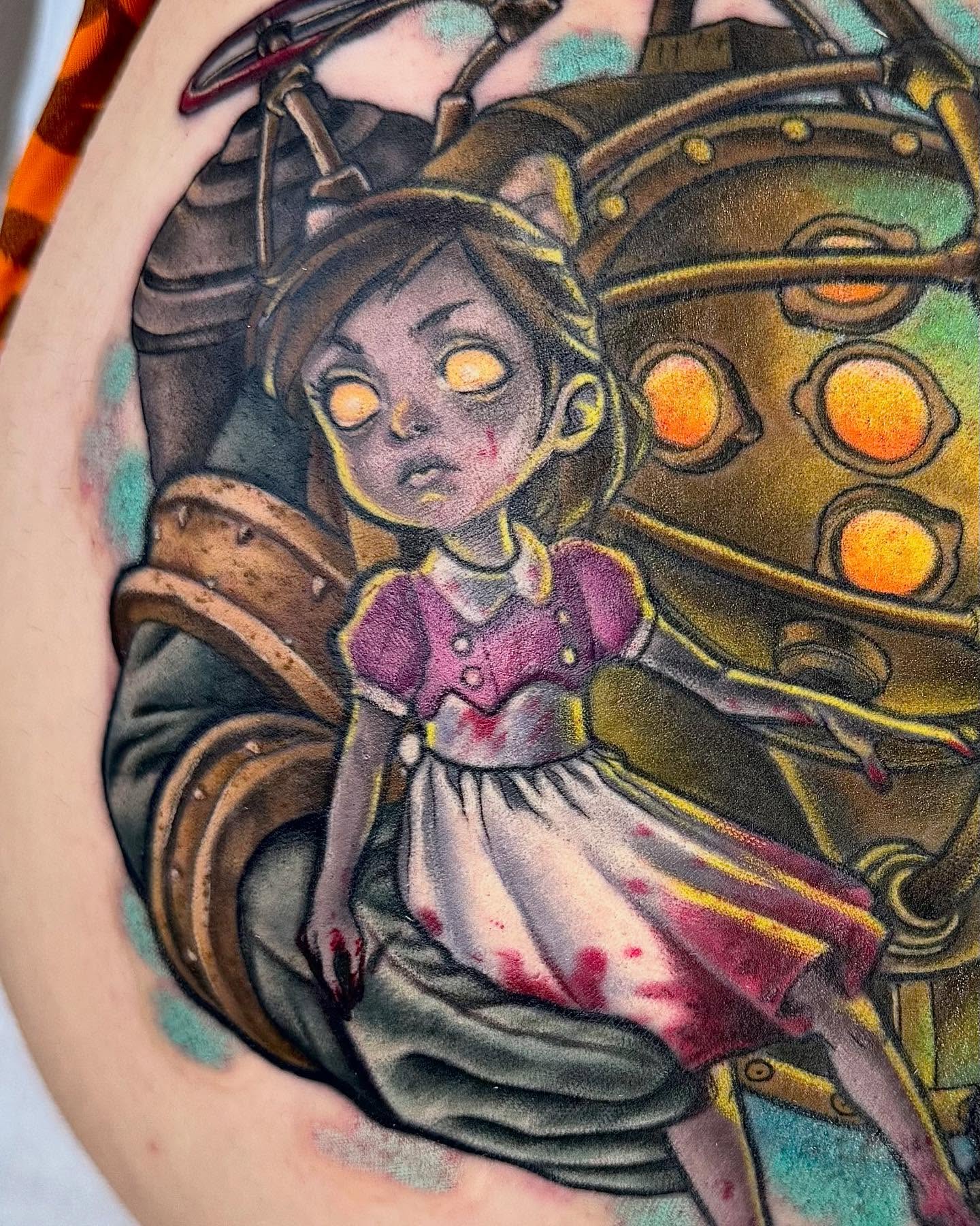 Tattoo by @wewontbesaved — dark_realism, illustrative