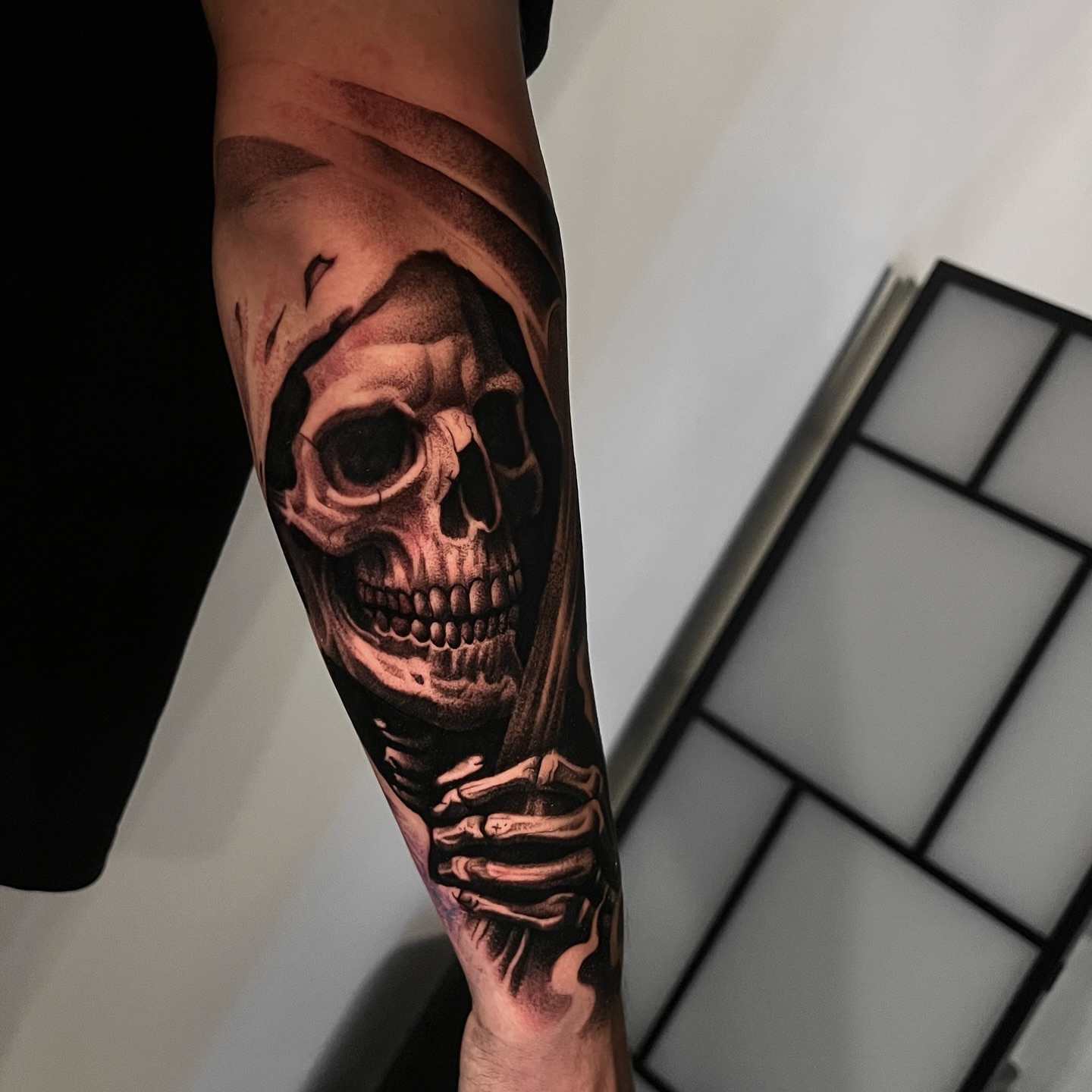 Tattoo by @alfredoadametattoo — realism, dark_realism