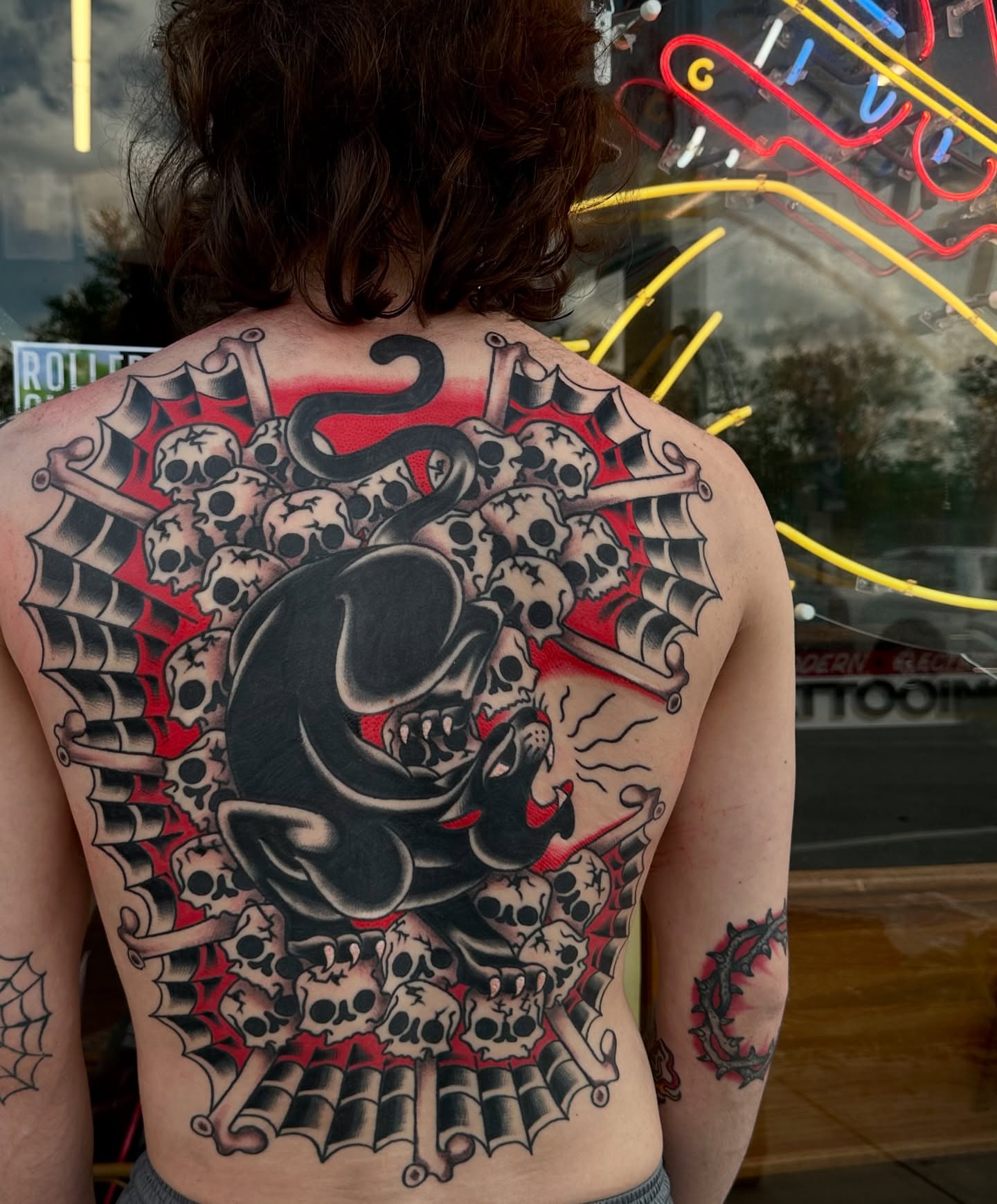 Tattoo by @marshall.gif — american_traditional, black_and_grey