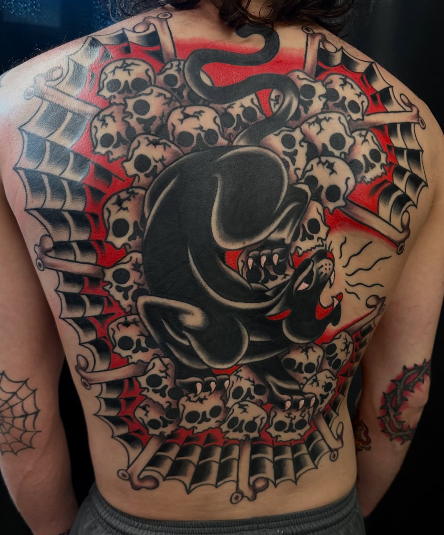 Tattoo by @marshall.gif — american_traditional, black_and_grey