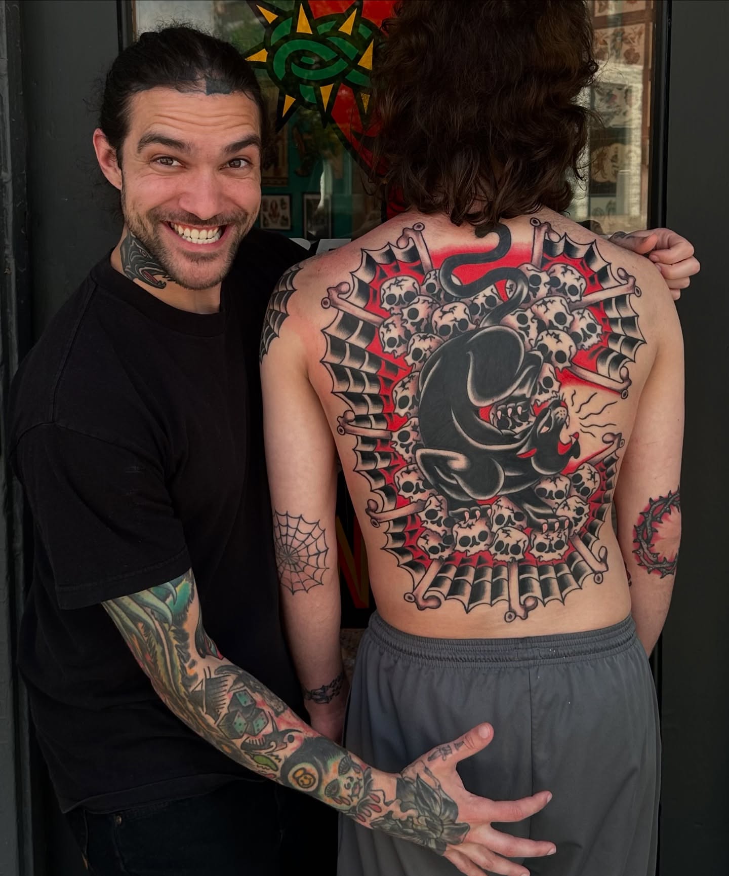 Tattoo by @marshall.gif — american_traditional, dark_realism