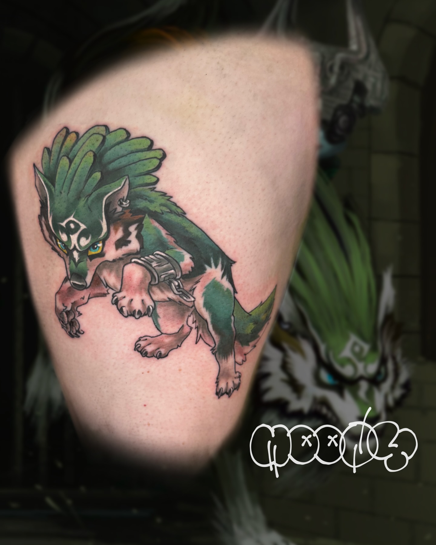 Tattoo by @madam.moony — anime