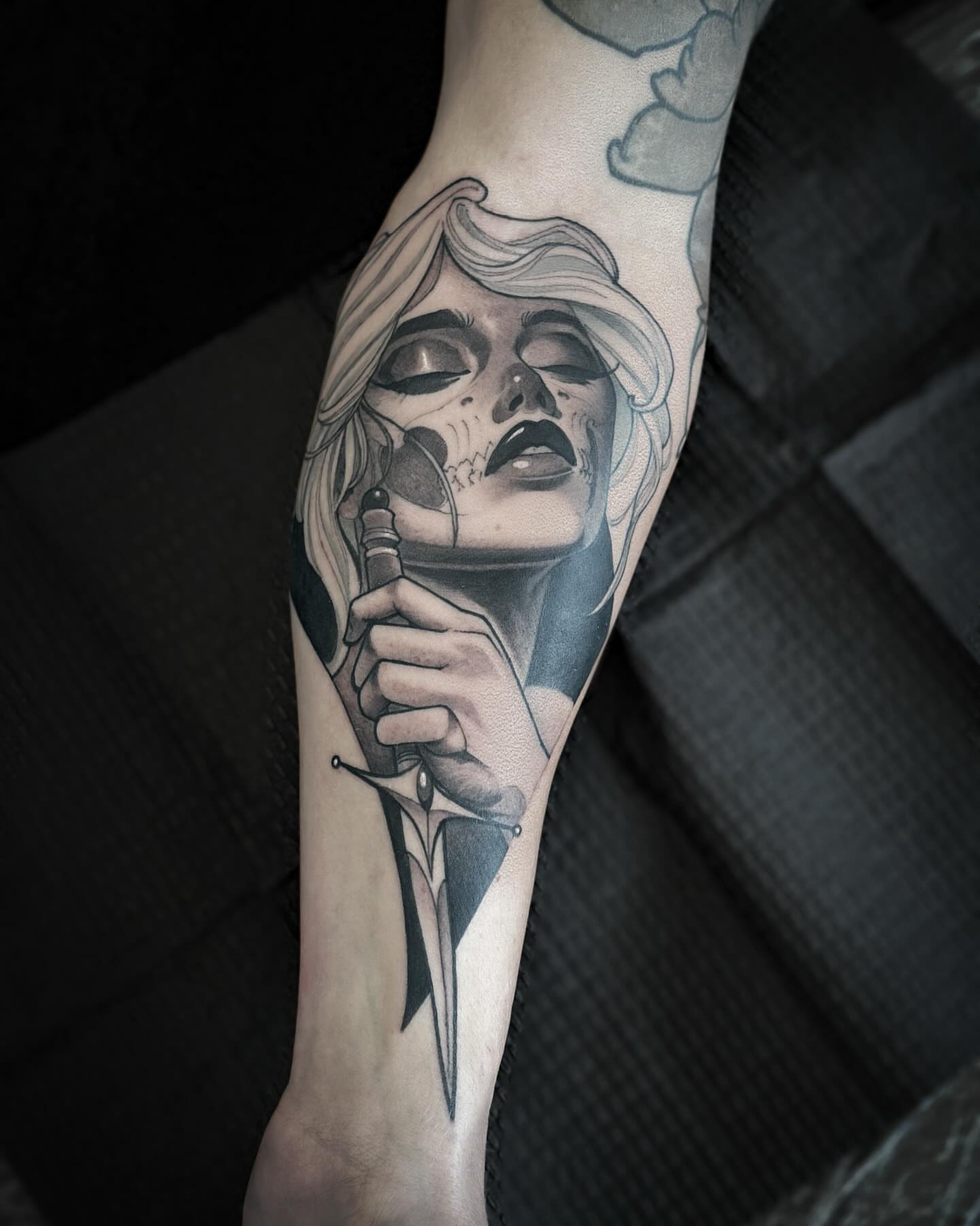 Tattoo by @jeffnortontattoo — realism, black_and_grey