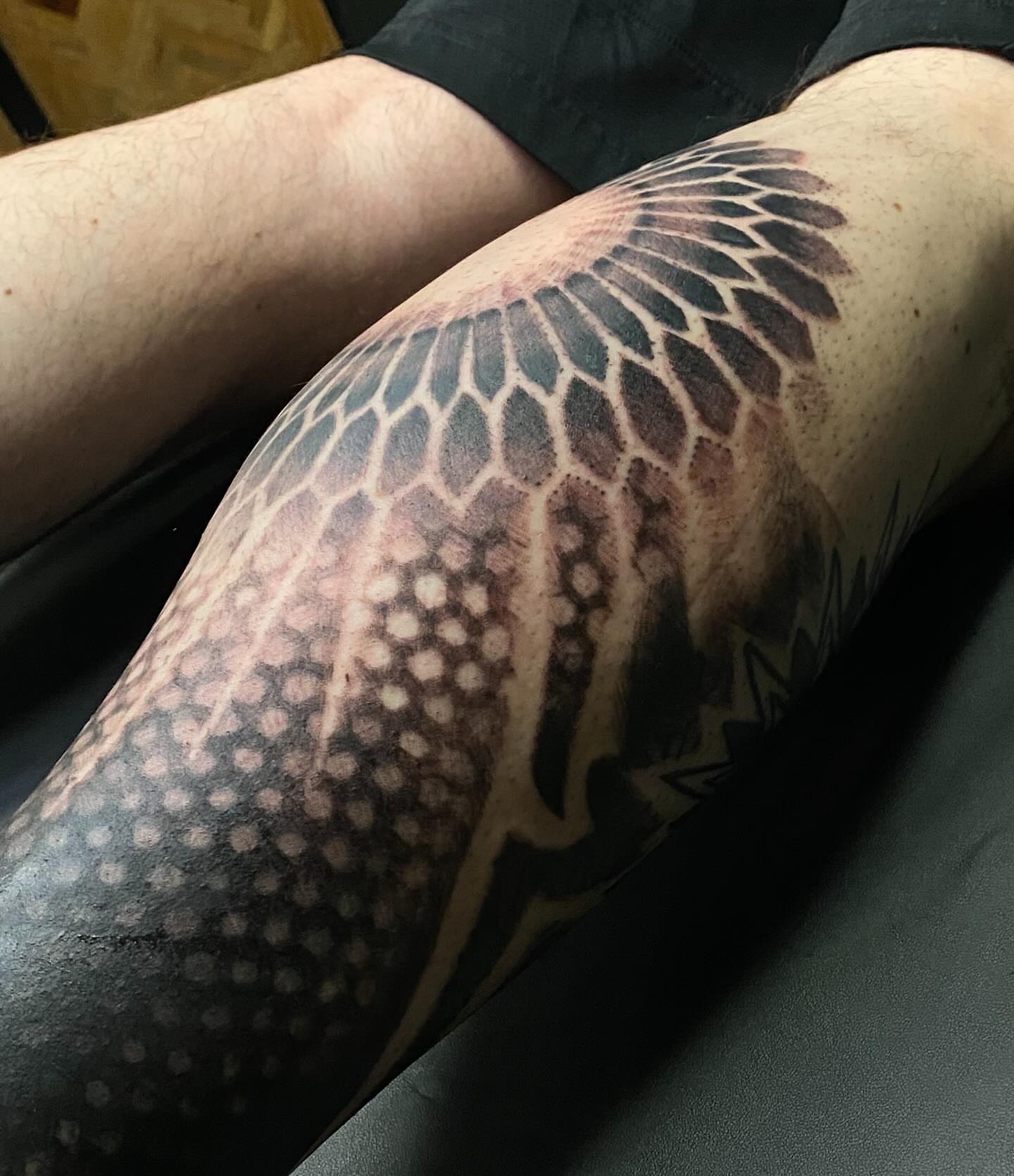 Tattoo by @tattz_brannigan — dotwork