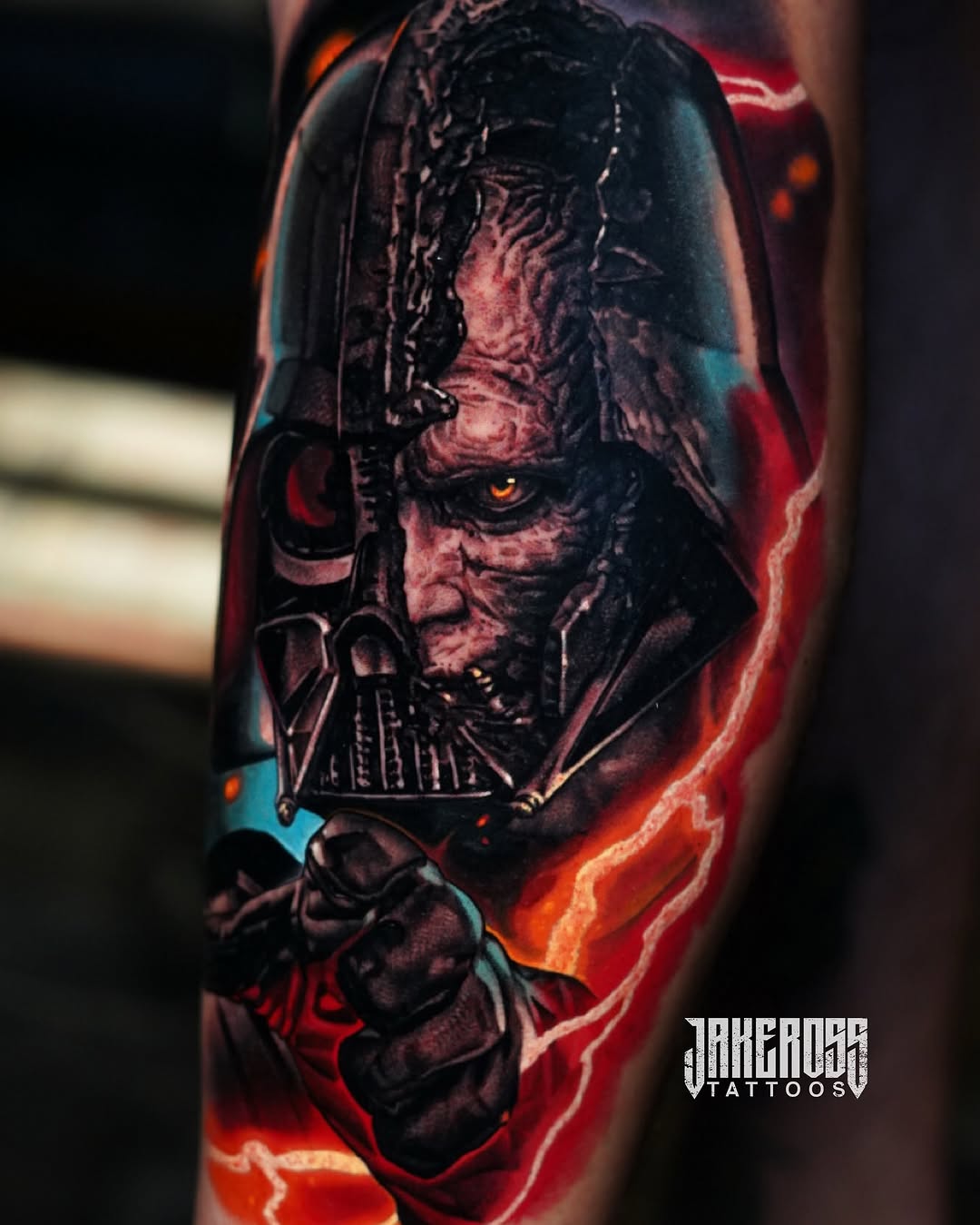 Tattoo by @jakerosstattoos — realism, dark_realism