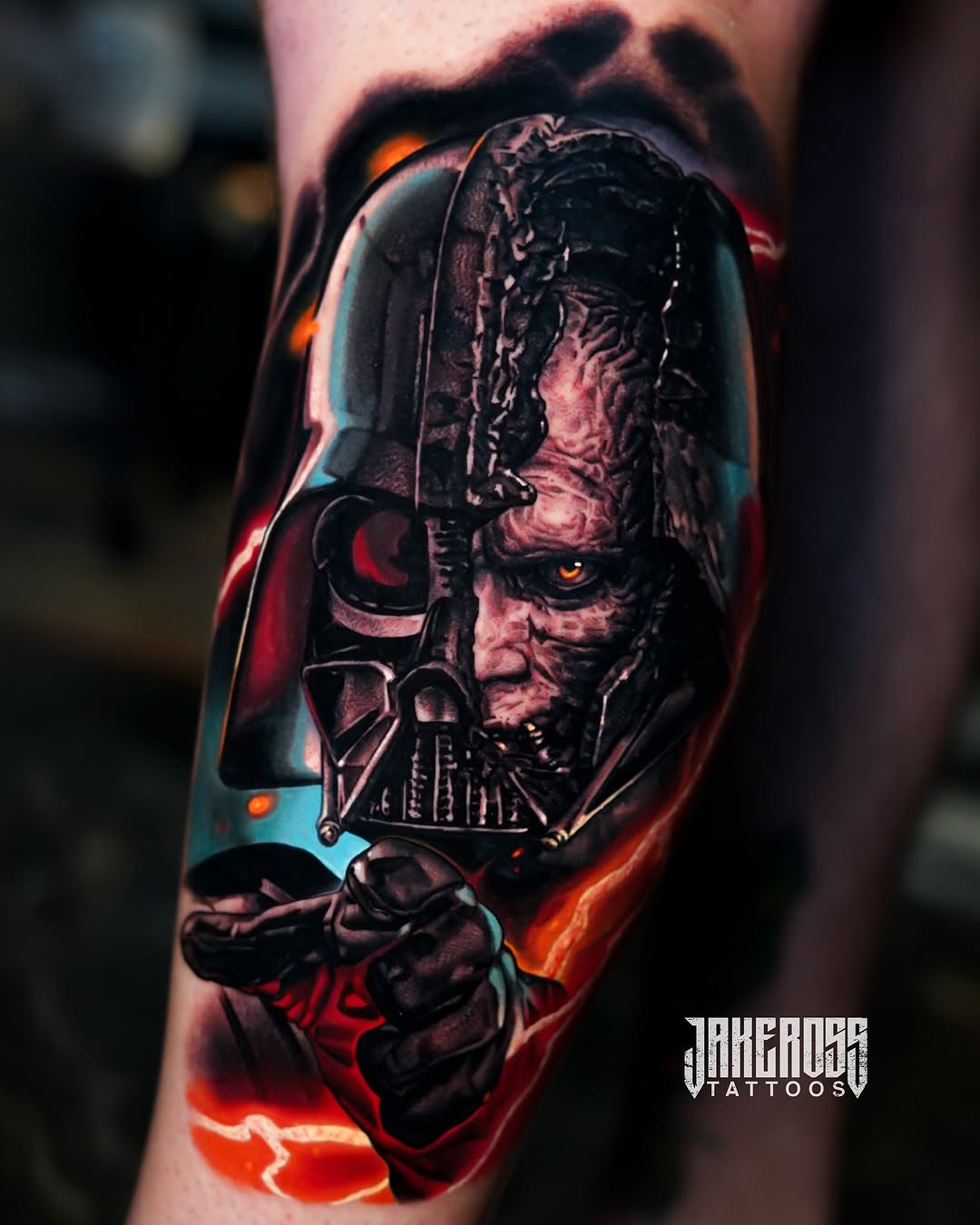 Tattoo by @jakerosstattoos — realism, dark_realism