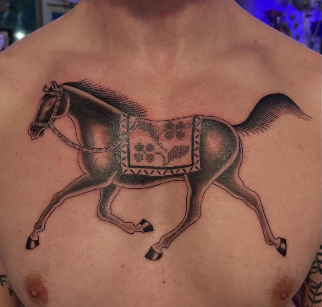 Tattoo by @flowers.for.all.occasions โ black_and_grey, realism