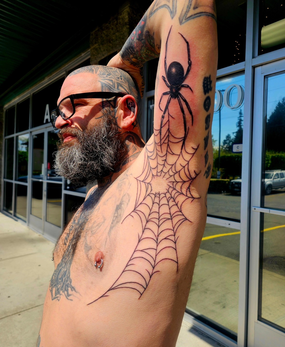 Tattoo by @chimera_ink — black_and_grey