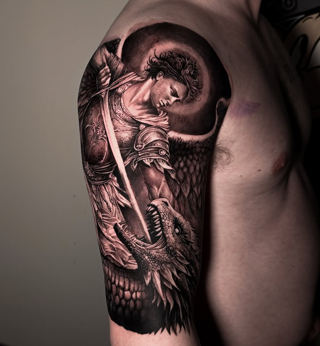 Tattoo by @italonanais — realism, black_and_grey