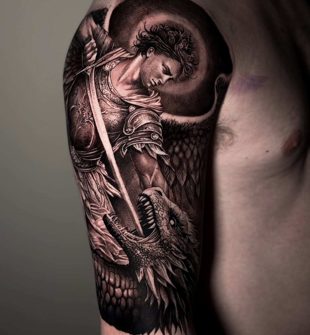 Tattoo by @italonanais — realism, black_and_grey