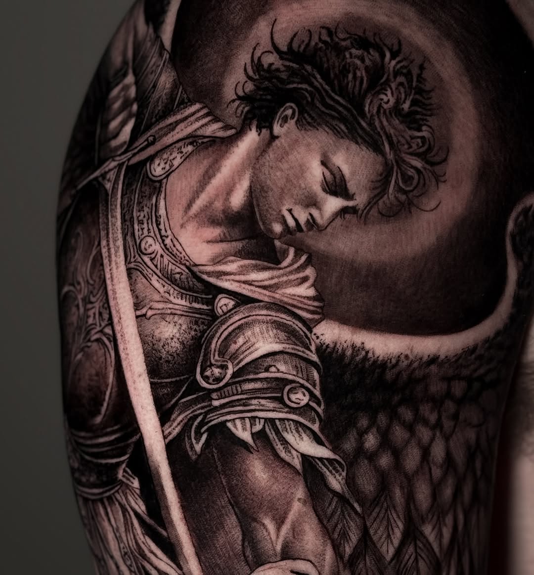 Tattoo by @italonanais — realism, black_and_grey