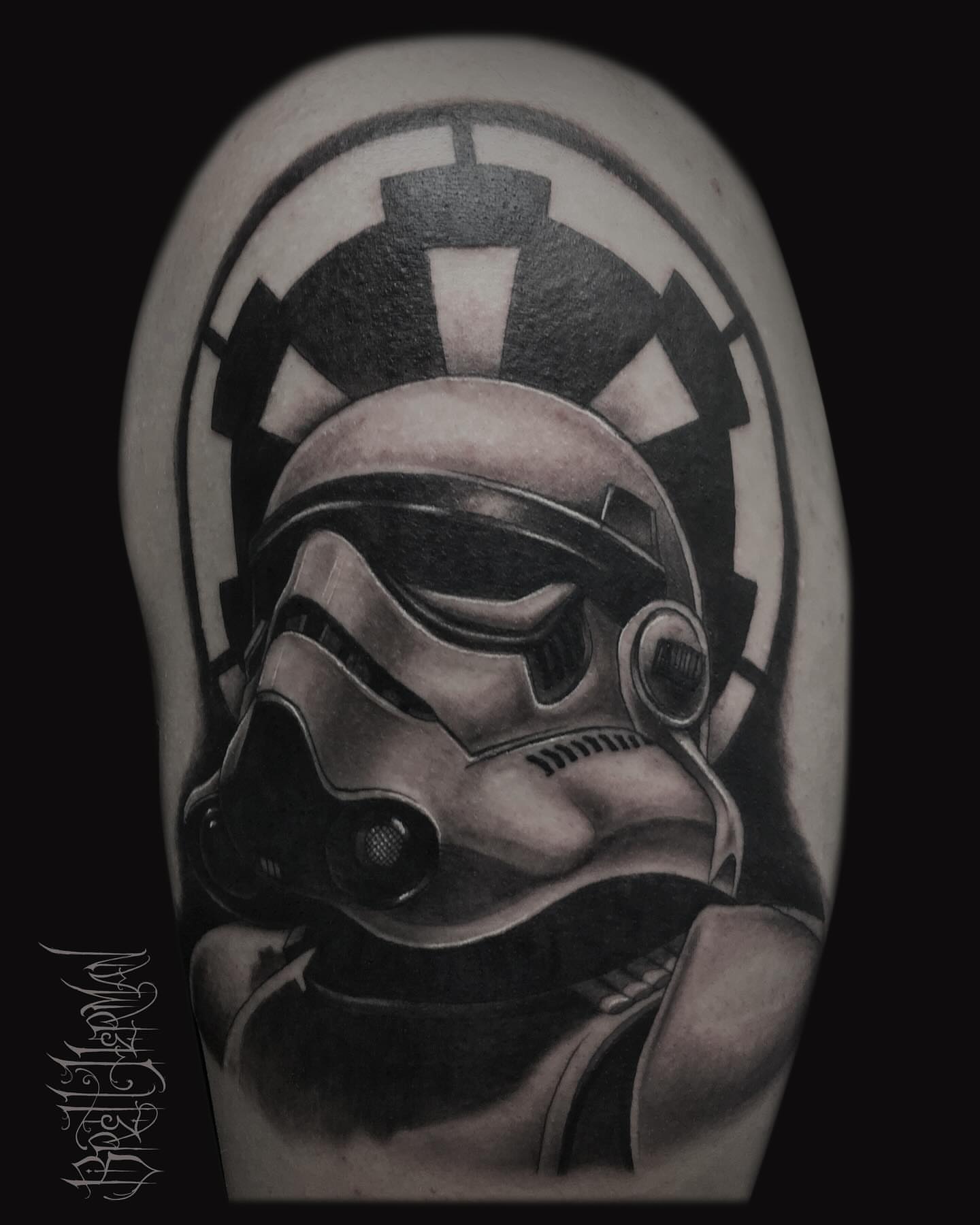 Tattoo by @brettherman — black_and_grey, realism