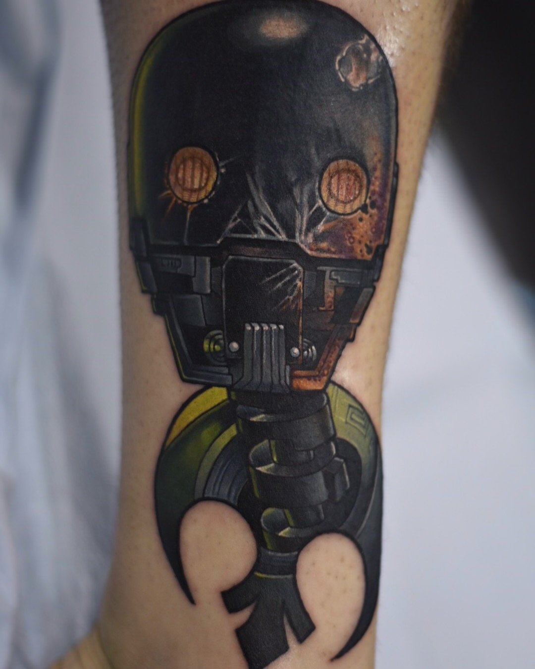 Tattoo by @taylorhealdtattoo — geometric, dark_realism