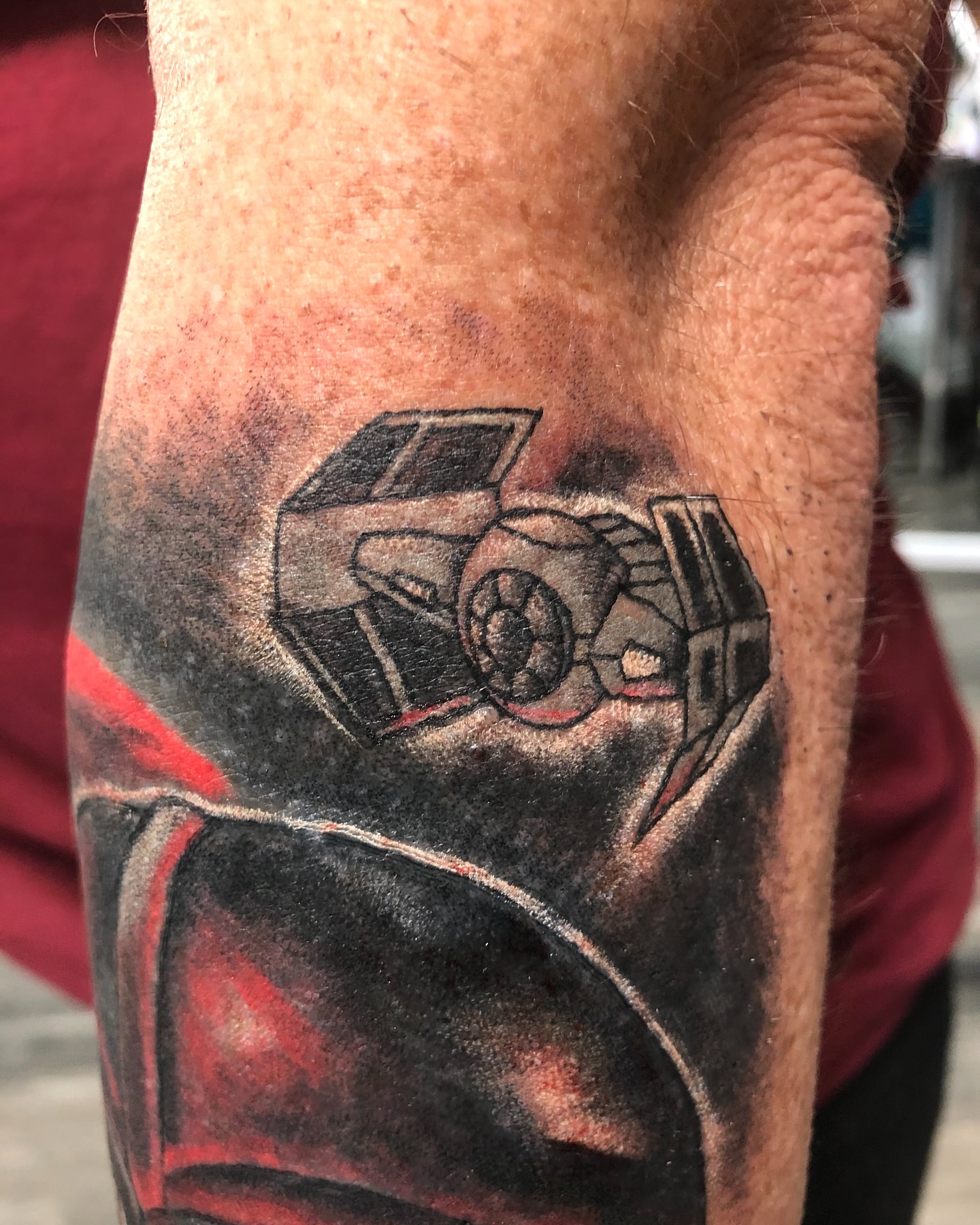 Tattoo by @heidihoodtattoos — black_and_grey
